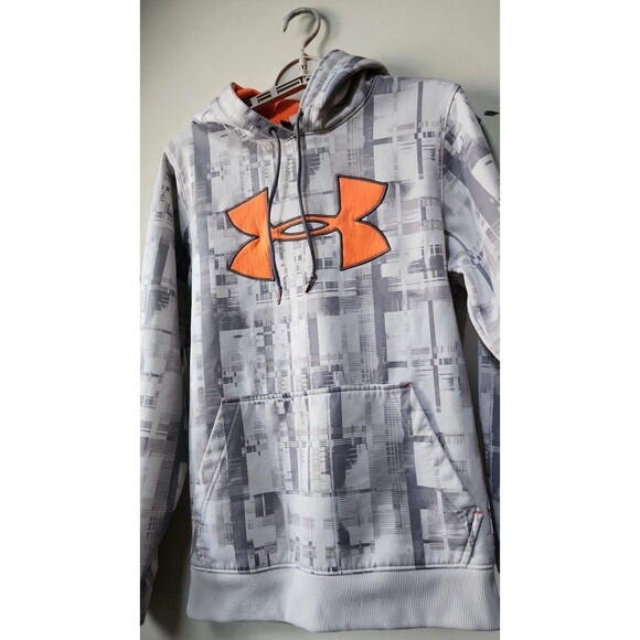 Under Armour Hoodie Women's Small Logo Pullover Loose Fit Nice D25 Soft Warm - Picture 1 of 7